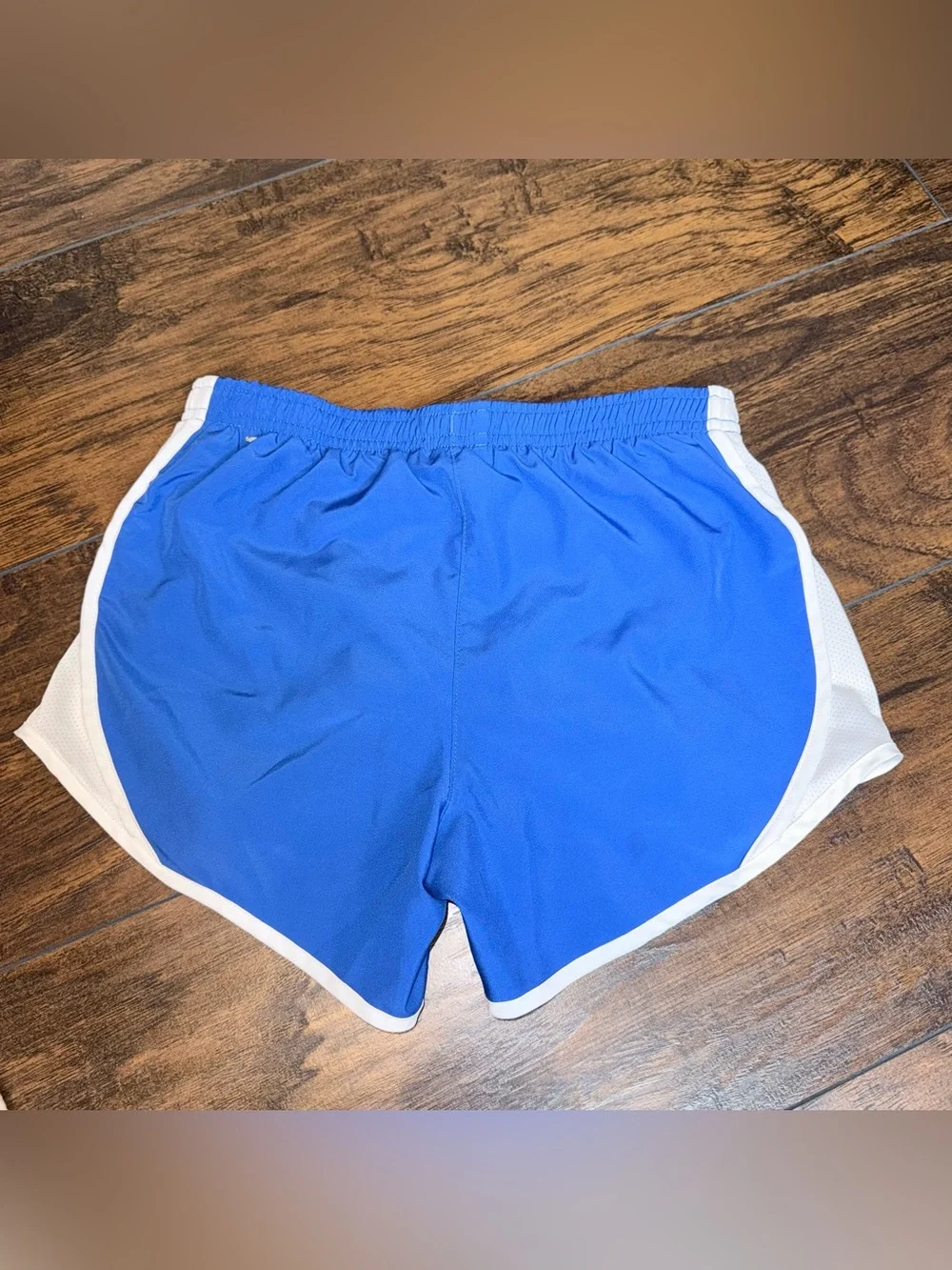 Nike Royal Blue Girls' Running Shorts with White Trim